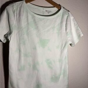 Athleta XS Tie-Dye Shirt — Light Green